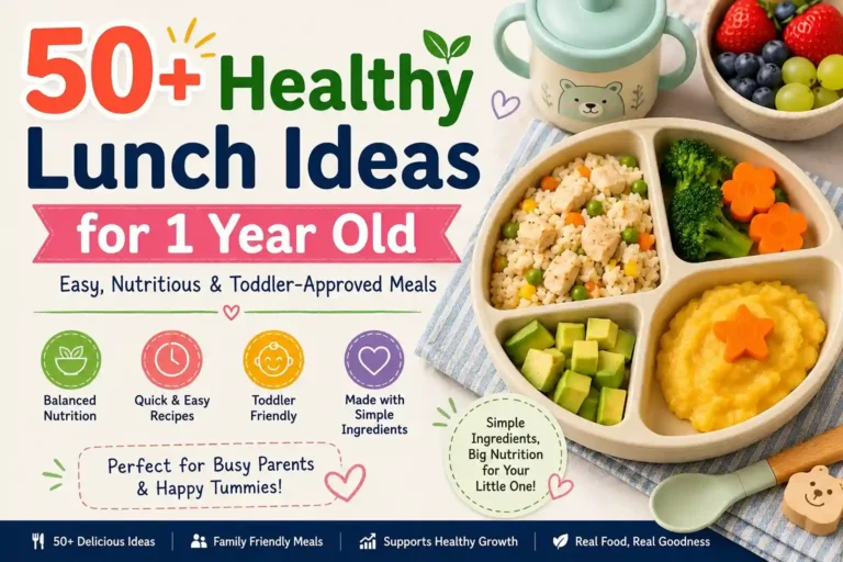 Healthy Lunch Ideas for 1 year Old