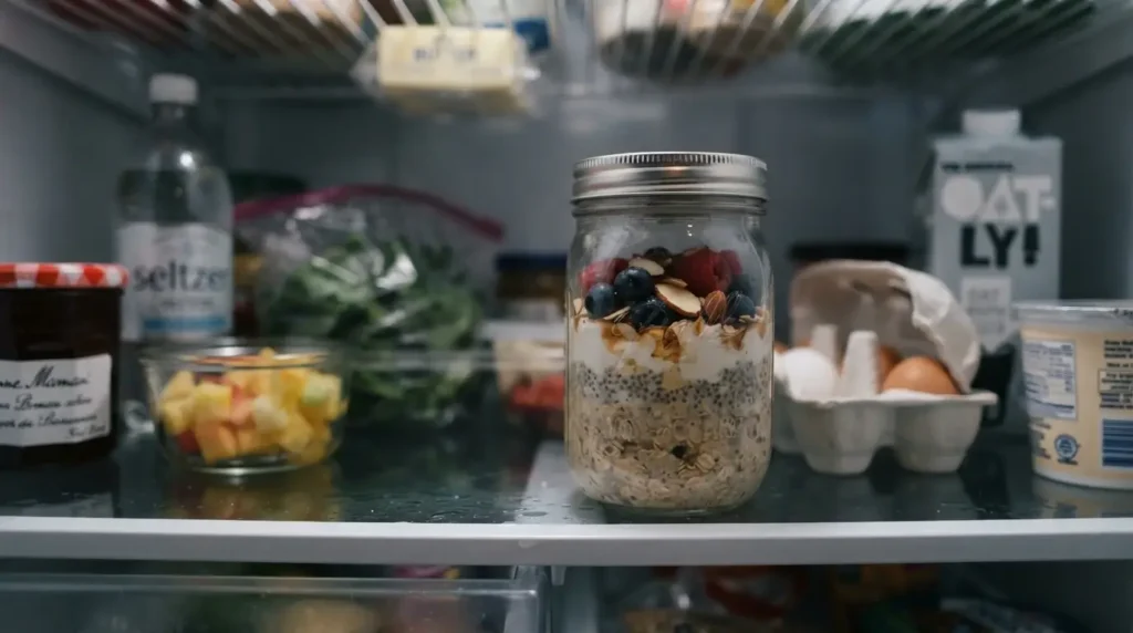 Easy Toddler Overnight Oats (No-Cook Make-Ahead Recipe) 2 Jar of oats on shelf